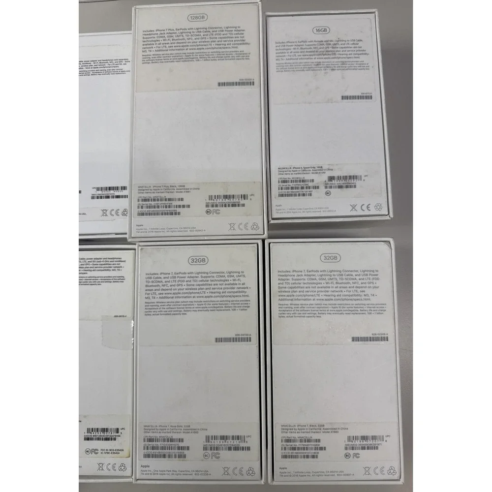 16 Empty Apple Boxes Lot Ipad iPhones AirPods Lightening Connector Headphones 2i